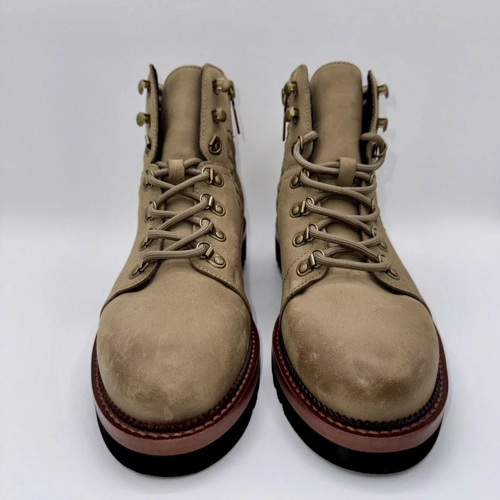 Blondo Helen Boots Women's Size 8.5‎ Brown Quilted Waterproof Leather